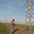 Collecting data on the dangerous pylons of mid-voltage power lines in Bulgaria (Photo: Petar Iankov)